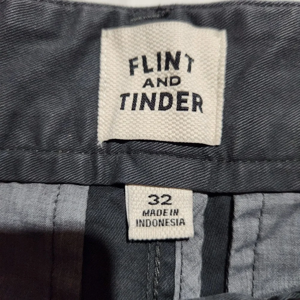 Flint  And Tinder Mens Shorts Size 32 Gray Chino Casual